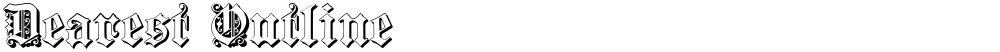 Dearest Outline