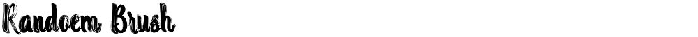 Randoem Brush