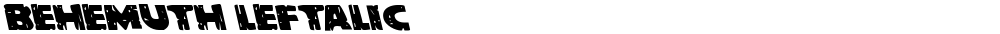 Behemuth Leftalic