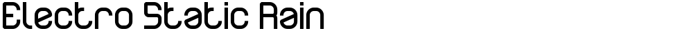 Electro Static Rain