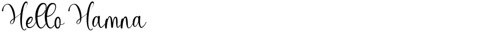 Hello Hamna