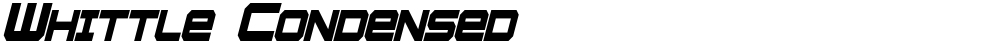 Whittle Condensed