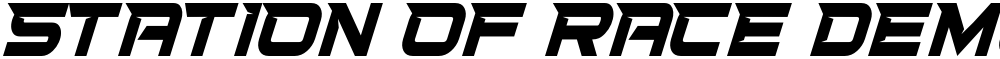 STATION OF RACE DEMO