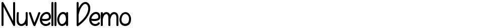 Nuvella Demo