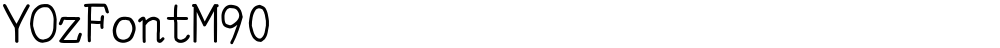 YOzFontM90