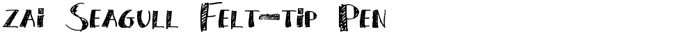 zai Seagull Felt-tip Pen