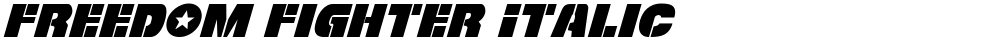 Freedom Fighter Italic