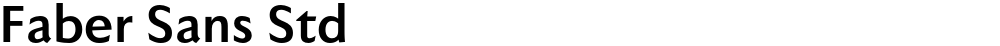 Faber Sans Std