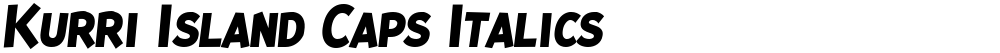 Kurri Island Caps Italics