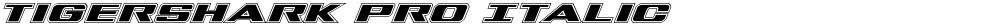 Tigershark Pro Italic
