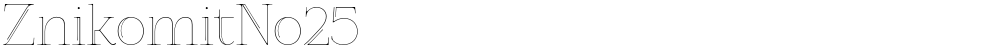 ZnikomitNo25