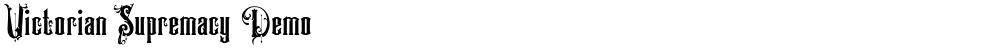 Victorian Supremacy Demo