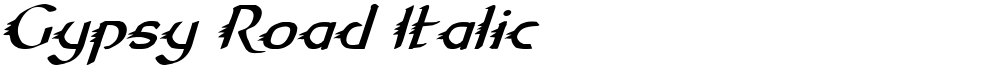 Gypsy Road Italic