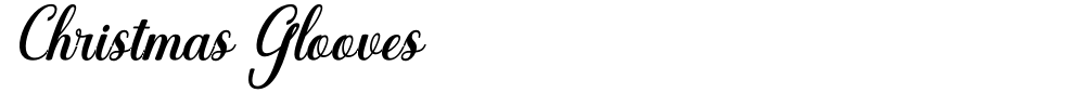 Christmas Glooves