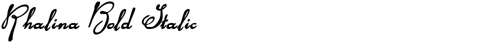Rhalina Bold Italic