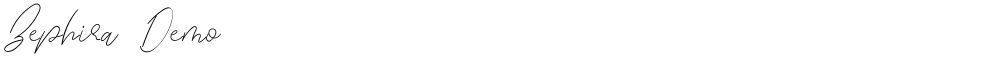 Zephira Demo
