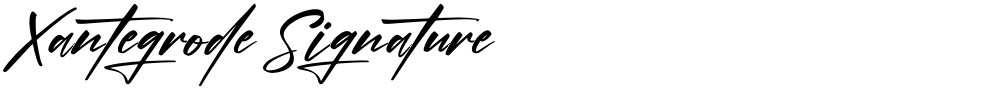 Xantegrode Signature