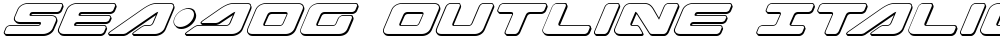 Sea-Dog Outline Italic