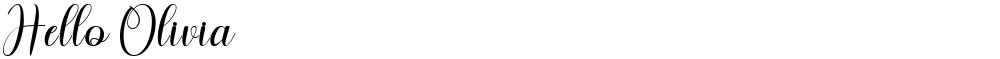 Hello Olivia