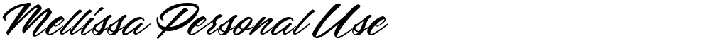 Mellissa Personal Use