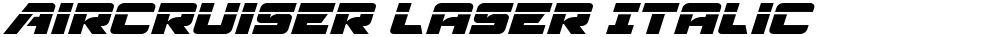 Aircruiser Laser Italic