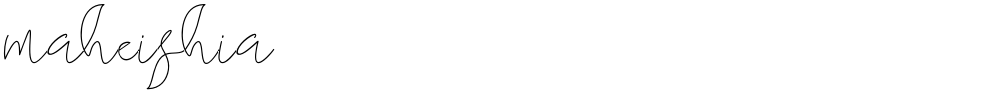 maheishia