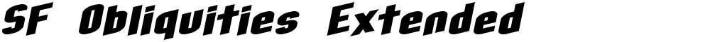 SF Obliquities Extended