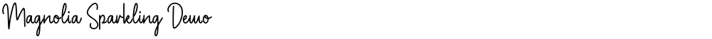 Magnolia Sparkling Demo