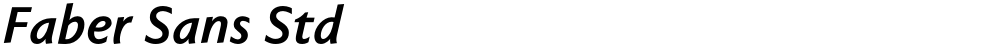 Faber Sans Std
