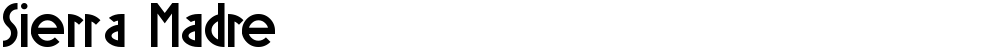 Sierra Madre