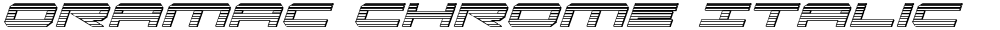 Oramac Chrome Italic