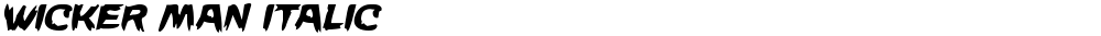 Wicker Man Italic