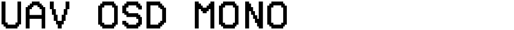 UAV OSD Mono