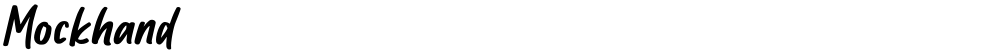 Mockhand