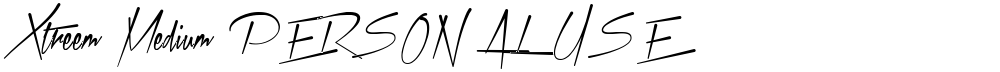 Xtreem Medium PERSONAL USE