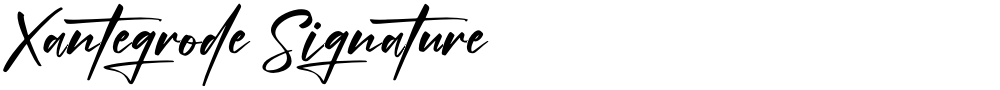 Xantegrode Signature