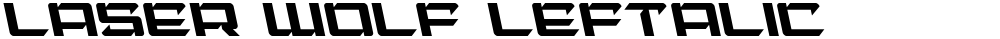 Laser Wolf Leftalic