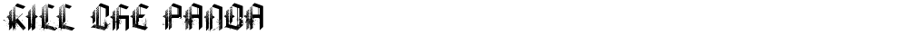 KILL THE PANDA