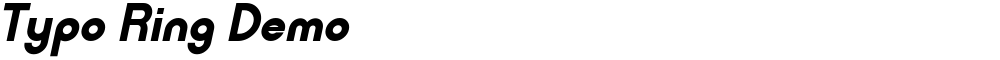 Typo Ring Demo