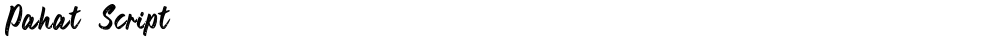 Pahat Script