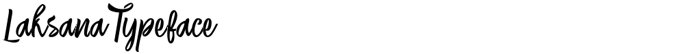Laksana Typeface