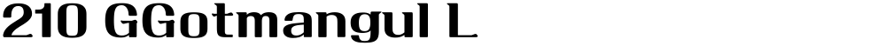 210 GGotmangul L