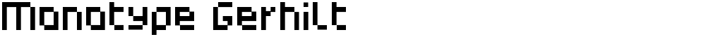 Monotype Gerhilt