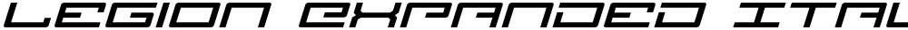 Legion Expanded Italic