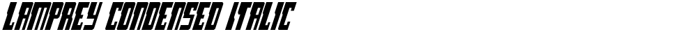 Lamprey Condensed Italic