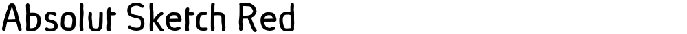 Absolut Sketch Red