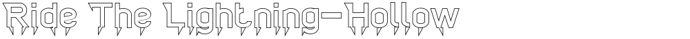Ride The Lightning-Hollow