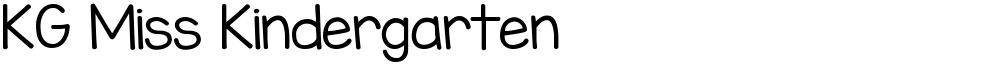 KG Miss Kindergarten