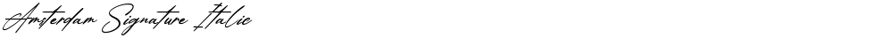 Amsterdam Signature Italic