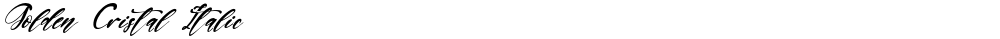 Golden Cristal Italic